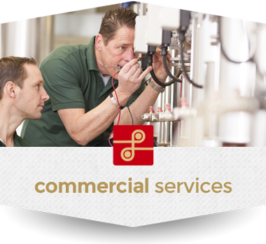 Graphic link for Lindsey Electric's Commercial services